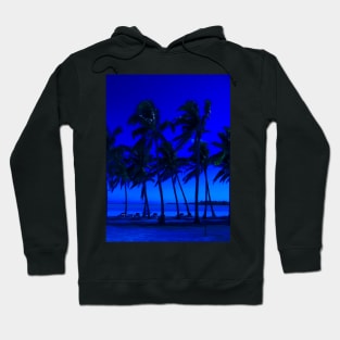 blue trees Hoodie